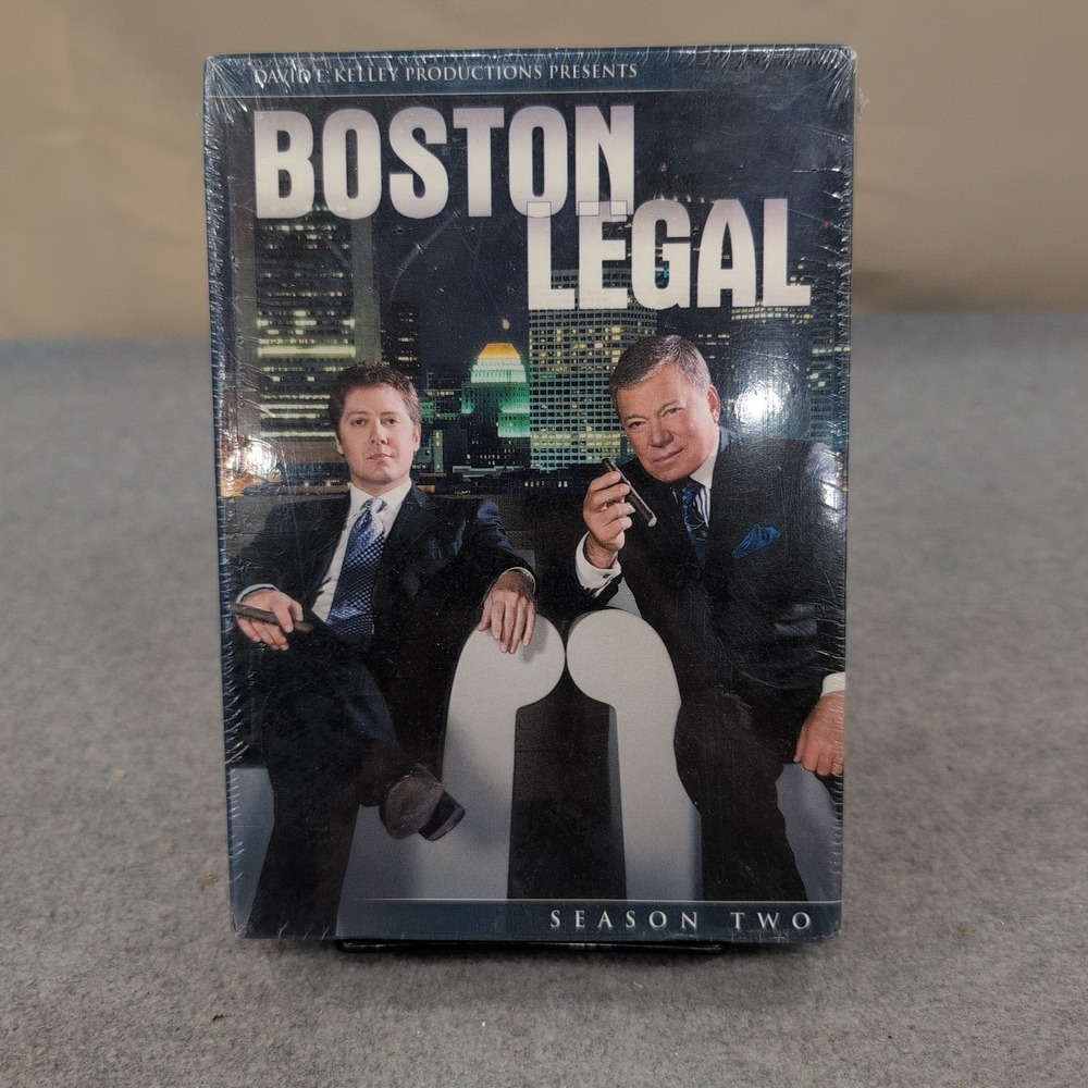 Boston Legal Season Two 2 DVD 7-Disc Box Set New Sealed James Spader Shatner